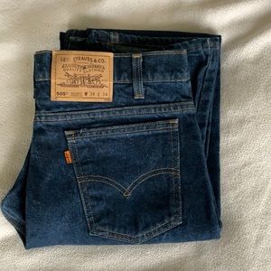 Vintage Orange Tab Levi’s 505 34x34.